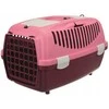 Trixie „Capri 2“ transportavimo dėžė, XS–S: 37 × 34 × 55 cm, tamsiai pilka / rausva