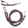 Trixie Cavo, smycz regulowana, šuniui, bordinė/petrol, L–XL: 2.00 m/o 18 mm
