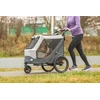 Trixie Šuniui sulankstomas quick-fold XL: 87,5 × 97 × 93/150 cm pilka