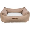 Trixie Farello bed, square, 100 × 70 cm, ruda/baltas