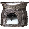 Trixie Wixlin lair su 2 pagalvėmis, 54 × 43 × 37 cm, pilka