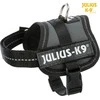 Trixie Julius- K9 ® Powerpact ® petnešos, šunims, antracitas, Baby 1 / XS: 30-40 cm / 18 mm