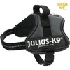 Trixie Julius- K9 ® Powerpact ® petnešos, šunims, antracitas, mini / S: 40-53 cm / 22 mm