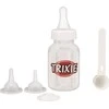 TRIXIE Suckling bottle set, 120 ml, transparent/baltas