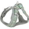 Trixie Premium FlexMesh petnešos, sage, M: 58–80 cm / 20 mm, tinka mopsams ir buldogams