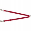 Trixie Premium, rozdzielacz, do smyczy, taśma, raudona, M–L: 40–70 cm/20 mm