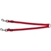 Trixie Pavadis premium dviems šunims XS-M 40-70cm/15mm raudonas