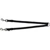 Trixie Pavadis premium dviems šunims XS-M 40 - 70 cm / 15 mm, juodas