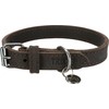 TRIXIE Rustic rieb. odos antkaklis, XS-S 27-34 cm/18 mm, tams. rudas