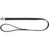 TRIXIE Rustic rieb. odos pavadys Heartbeat, M-L 1m/20mm, juodas