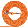 Trixie sekimo pavadėlis šunims, su spynele, apvalus, S–M: 15 m/per 6 mm, oranžinis