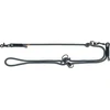 Trixie Soft Rope, smycz, šuniui, juoda/pilka, nylon, S–XL: 2.00 m/o 10 mm