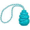 Trixie Super Strong kamuoliukas skacząca su virvute, žaislas, šuniui, jasnoniebieska, TPR, 36,5 cm / 7,9 cm