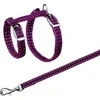 TRIXIE Kačių petnešos su pavadėliu, atspind., metal. sagtys, 22-42 cm-10 mm, 1.20 m