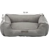 Trixie Talis, Nest pet bed, Indoor, Dog, Pilkas, Rectangular, Monochromatic