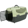 Trixie Transporter Capri 1, šunims, XS: 32 × 31 × 48 cm, tamsiai pilkai pastelinės žalios spalvos
