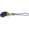 Trixie Žaislas šuniui Baklažanas ant virvės, TPR, 13 cm/34 cm