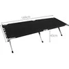 Trizand 23190 Suankstoma lova 189 x 70 x 43 cm juoda