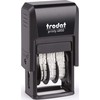 Trodat Stempel Trodat trodat Datumstempel Printy /L2 Lagertext+Kissen bl-raudona 4850