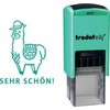 Trodat Stempel Trodat Trodat motyvų antspaudas Printy mėtų žalia ''Lama'' 4922