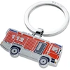 Troika Raktų pakabukas Firefighter, emaliuotas metalas, raudonai sidabrinis (TRKR26-12/CH)