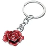 Troika Raktų pakabukas Rose, emaliuotas metalas, raudonai sidabrinis (TRKR25-11/MA)