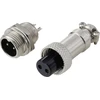 Tru Components circular pin connector socket 2-pole GX12 2 pcs (TC-13895576)