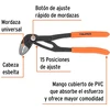Reguliuojamos santechninės replės, greitas fiksavimas, 180 mm Truper®