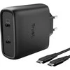 Trust Maxo GaN 65W 2xUSB-C juoda