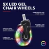 TRUST GXT 701 guminiai LED ratukai kėdėms | Jungtis 11mm