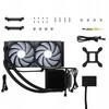 TRYX PANORAMA ARGB 240 All-in-One Liquid Cooling, 3D-AMOLED Ekranas – 240mm, juodos spalvos