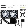 TRYX PANORAMA ARGB 280 „viskas viename“ skysčio aušinimas, 3D-AMOLED ekranas – 280 mm, juodas TRYX PANORAMA ARGB 280 „viskas viename“ skysčio aušinimas, 3D-AMOLED ekranas – 280 mm, juodas