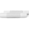 TTPLAST Balta lanksti gofruota jungtis PP ZCLF 16mm TT Plast 10165
