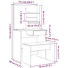 tualetinio staliuko komplektas Old Wood Engineered Wood
