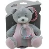 Tulilo 91092 MUZIKINĖ DĖŽUTĖ MEŠKIUKAS ROŽINIS 18 CM