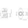 TURBOSMART Blow Off Turbosmart Nissan R32 R33 R34 Stagea Kompact Plumb Juodas
