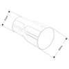 TurboWorks išmetimo sistemos perėjimas 51mm į 63mm