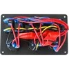 TurboWorks 12 / 24V ON- OFFx6, 1xZ, 2xUSB 3.1A, 1 LED voltas, 3xB 15A IP68 mėlyna
