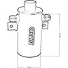 TurboWorks Alyvos surinkimo bakas 0,75L TurboWorks Juodas