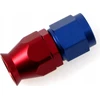 TurboWorks AN10 PTFE tiesi jungtis raudona-mėlyna
