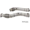 TurboWorks nerūdijančio plieno downpipe komplektas