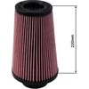 TurboWorks TURBORKS H: 220mm OTW: 60-77mm Violetinis kūginis filtras