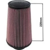 TurboWorks TURBORKS H: 220mm OTW: 80-89mm Violetinis kūginis filtras