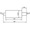TurboWorks Galutinis duslintuvas TurboWorks 76x87mm įėjimas 57mm