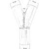 TurboWorks Išmetimo triratis 45st 70 / 76mm 304SS