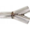 TurboWorks išmetimo trišakis 45st 42/42mm 304SS