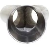TurboWorks išmetimo trišakis 45st 48/48mm 304SS