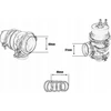 TurboWorks wastegate techninis matmenų brėžinys