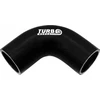 TurboWorks 90 laipsnių juoda silikoninė žarna 114mm