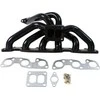 TurboWorks Nissan Skyline išmetimo kolektorius GTR R32 R33 R34 TopMount Juodas Steel